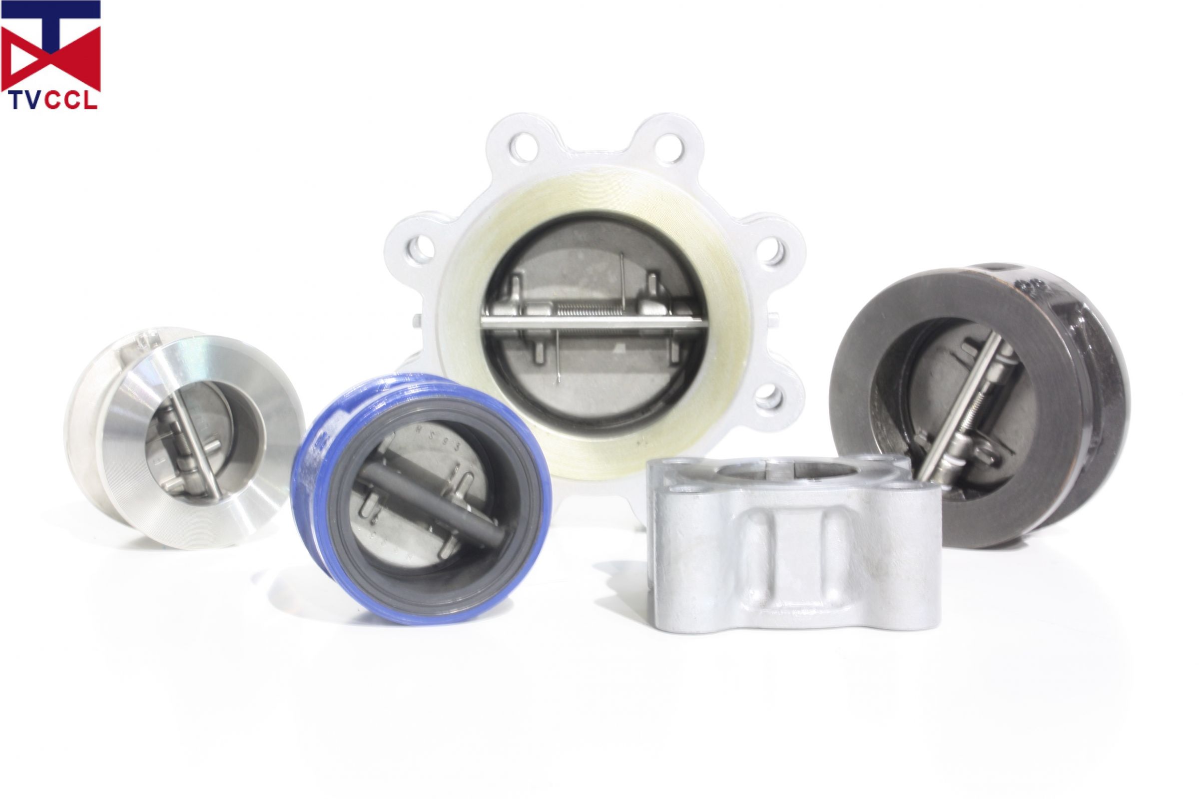 connections of dual plate wafer type check valve